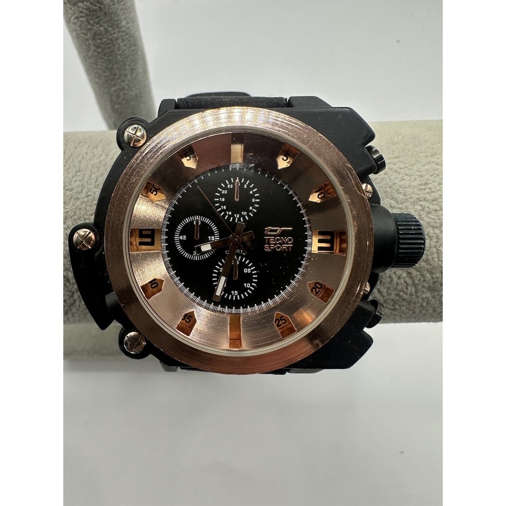 Tecno Sport Watch‎ Big 54MM Mens 8.75" New Battery AB3045 V